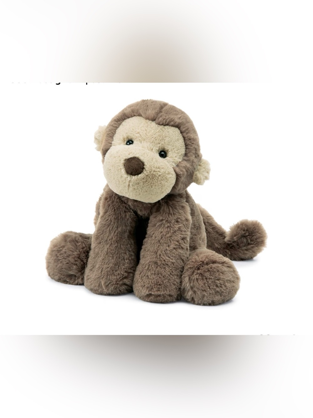 Authentic Jellycat Medium Smudge Monkey Plush 14” ❣️HTF ❣️NWOT Flawless
